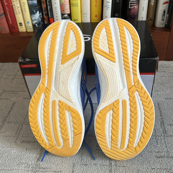 Saucony Endorphin Speed 3, Women’s 9, Horizon Blue/Gold - Picture 7 of 12